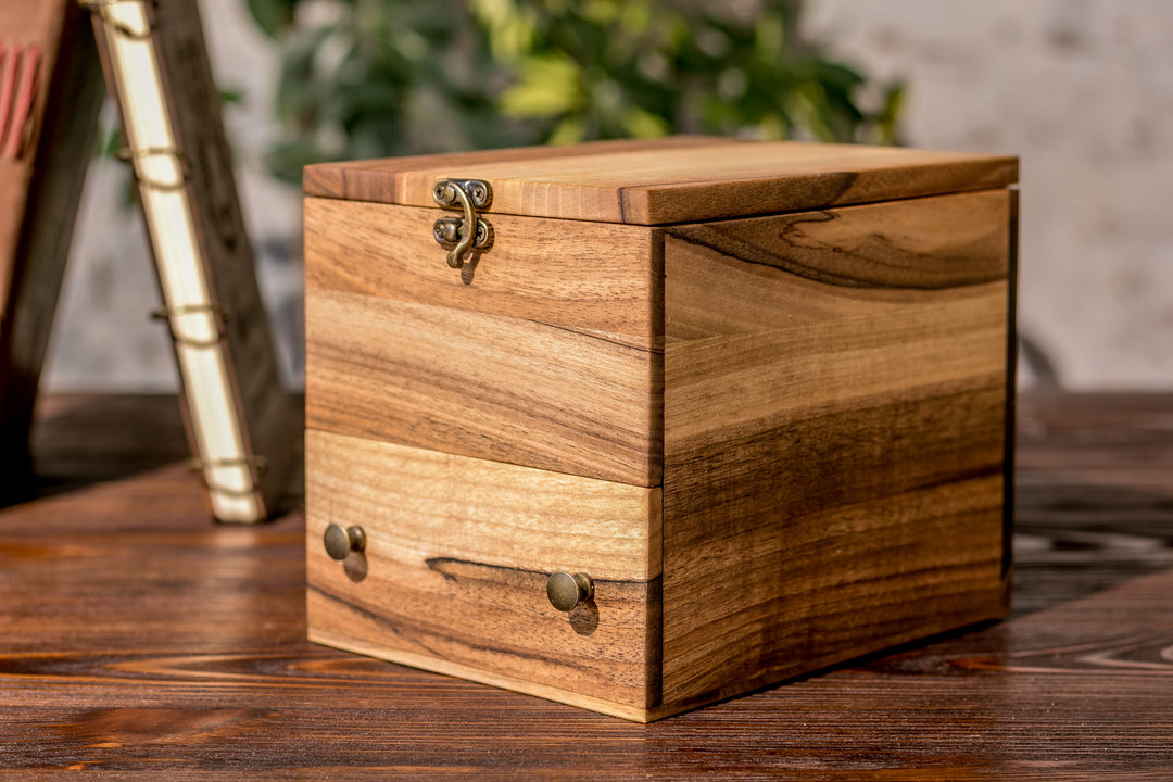 Watch box with accessory drawer - 4 Watches photo №4