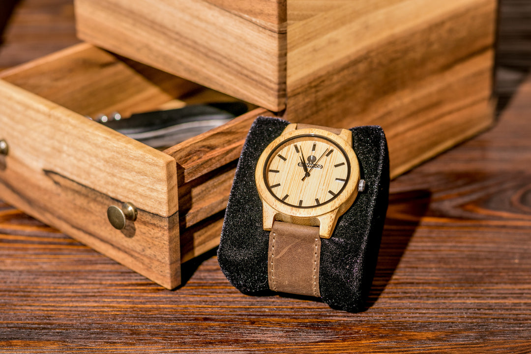 Watch box with accessory drawer - 4 Watches photo №8