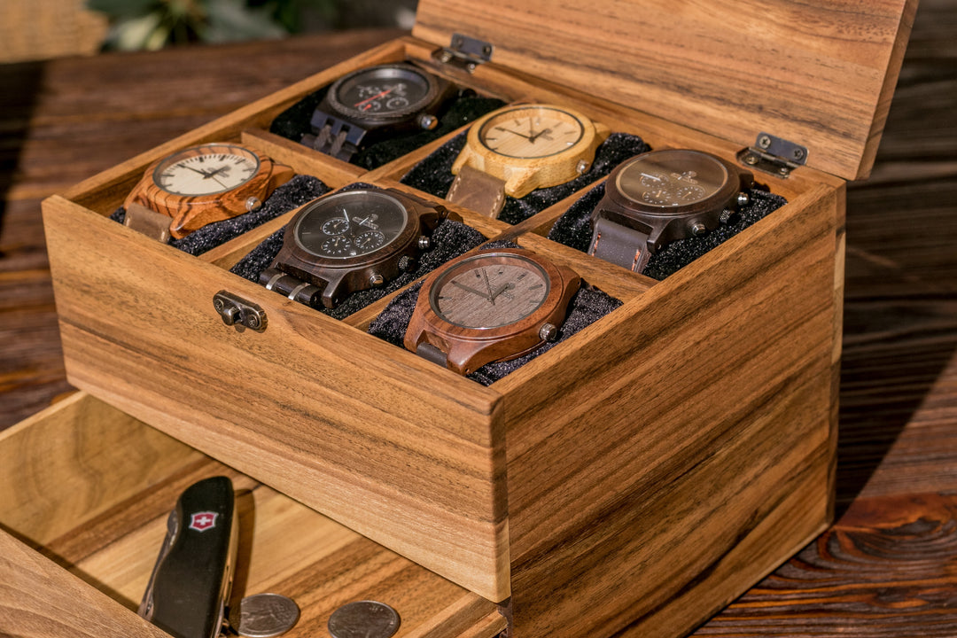 Watch box with accessory drawer - 6 Watches photo №7