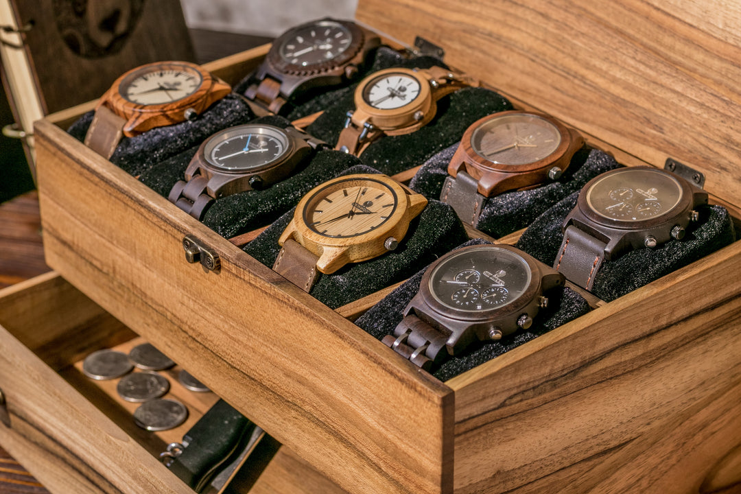 Watch box with accessory drawer - 8 Watches photo №5