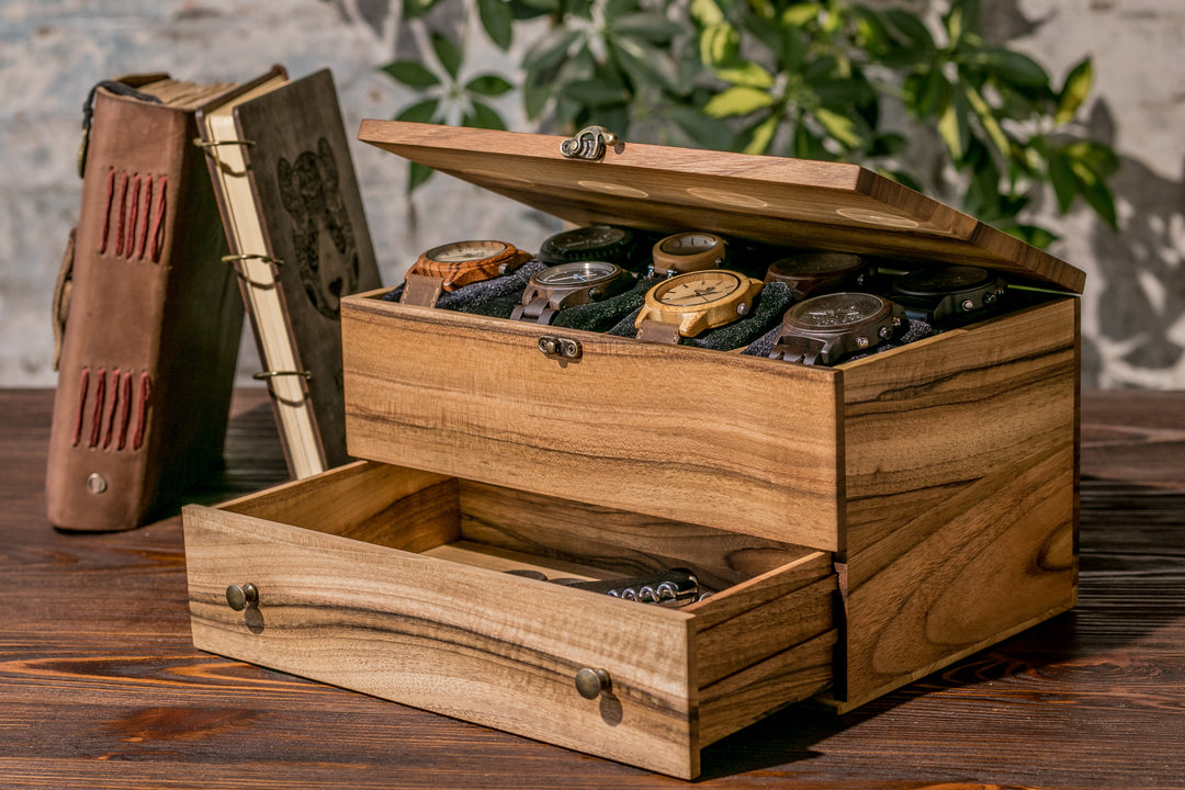 Watch box with accessory drawer - 8 Watches photo №6