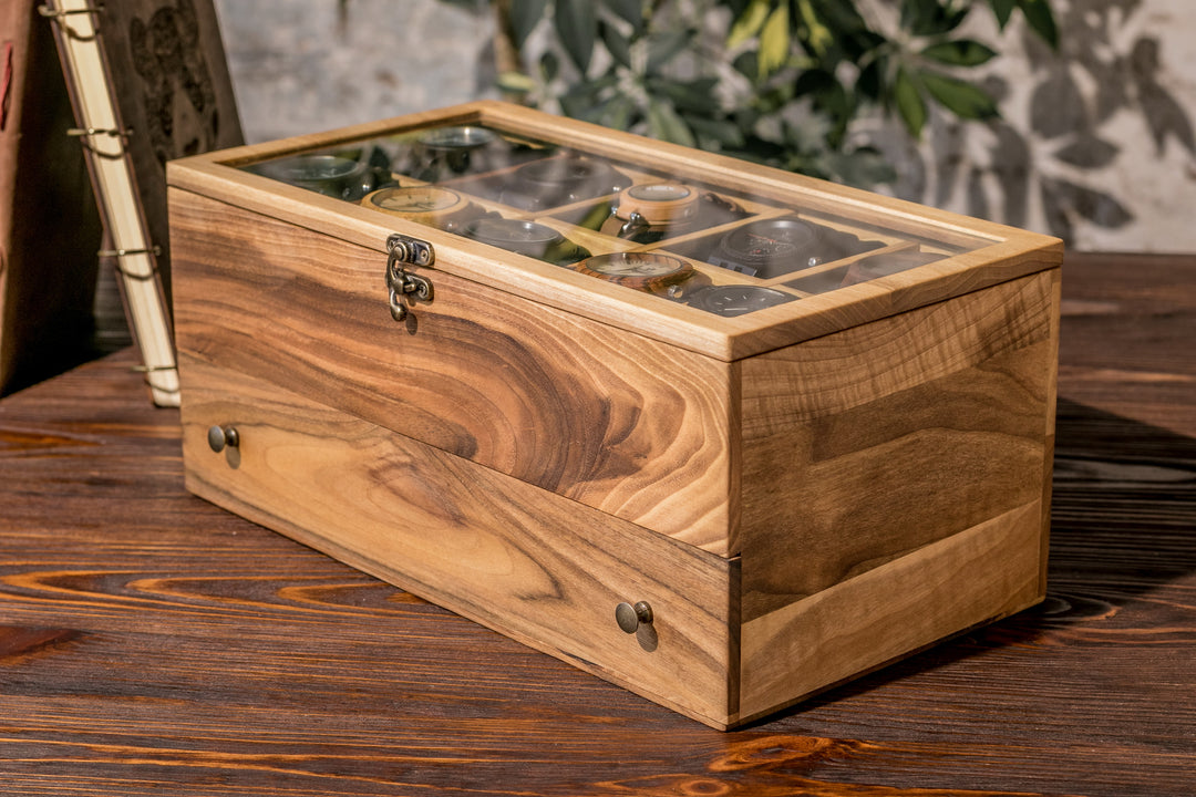 Watch box with accessory drawer - 10 Watches photo №3