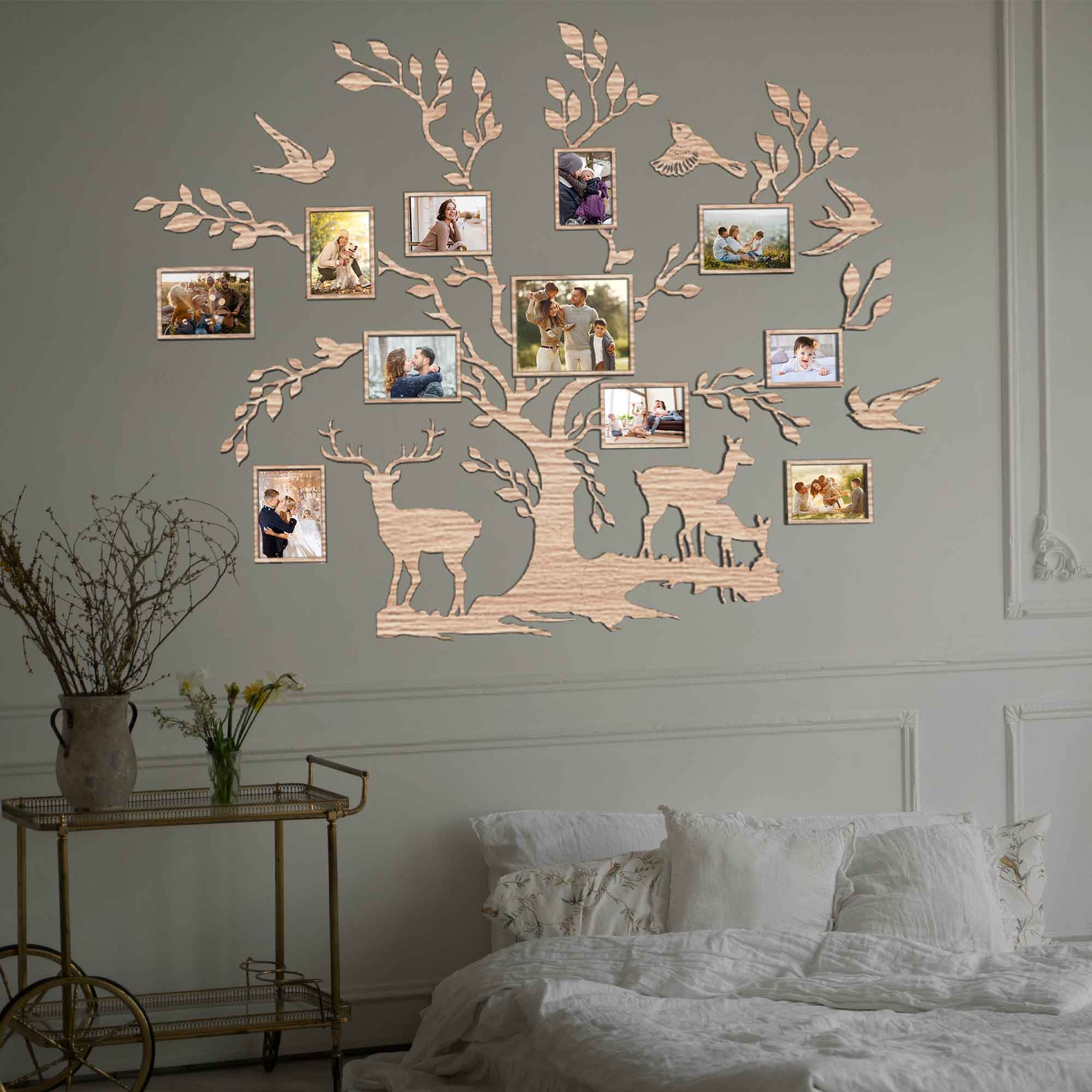Custom Family Tree Wall Collage – skinwoodukraine