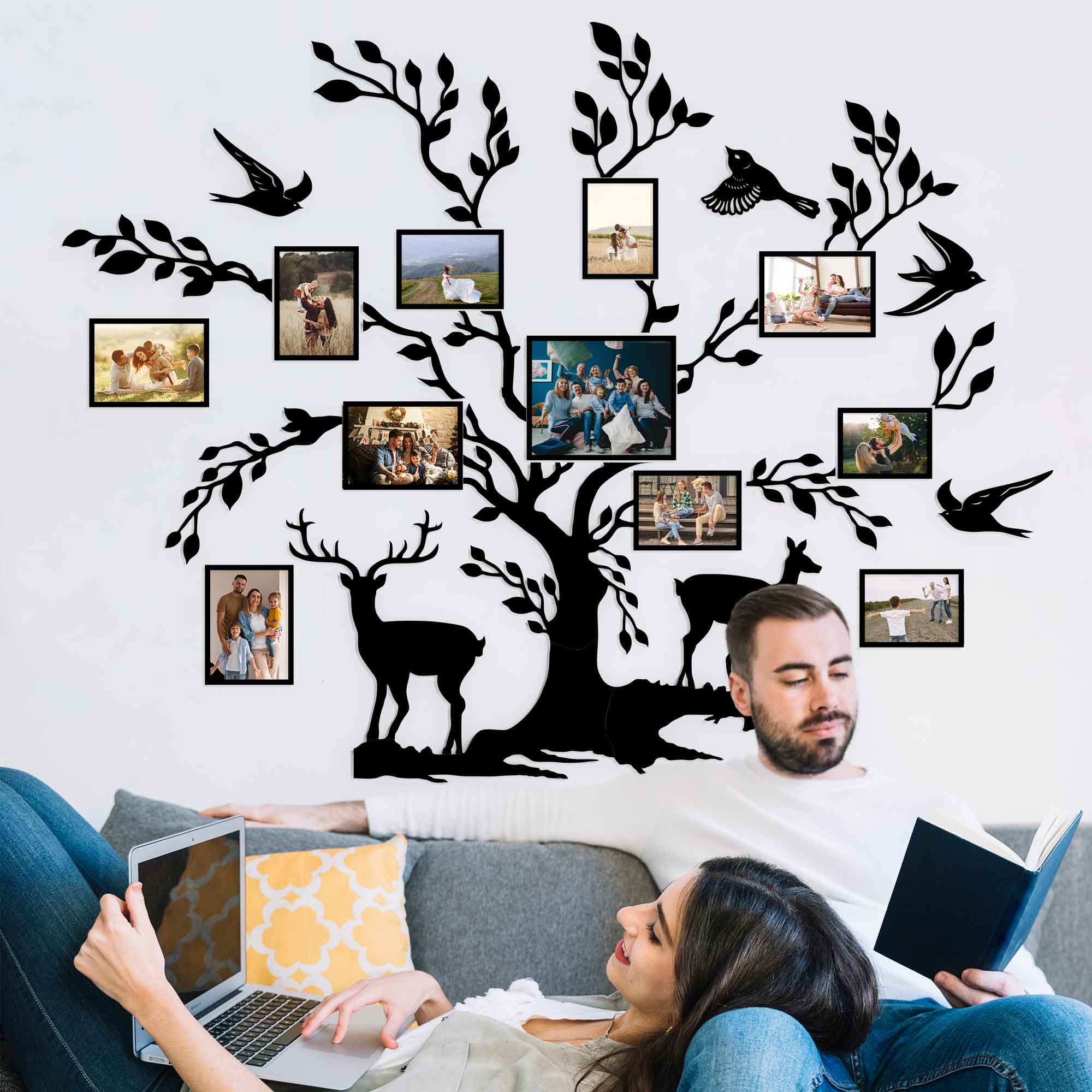 Custom Family Tree Wall Collage – skinwoodukraine