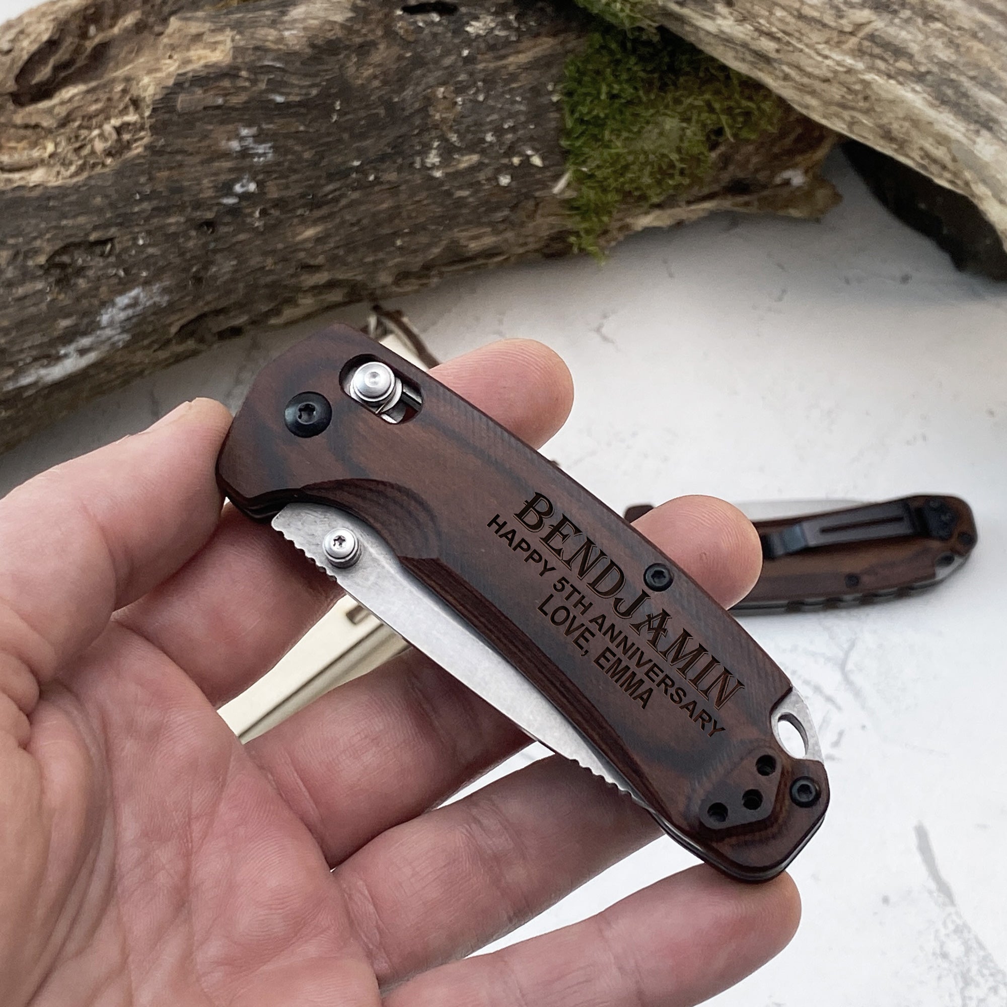 Personalized Pocket Knife Engraved Anniversary