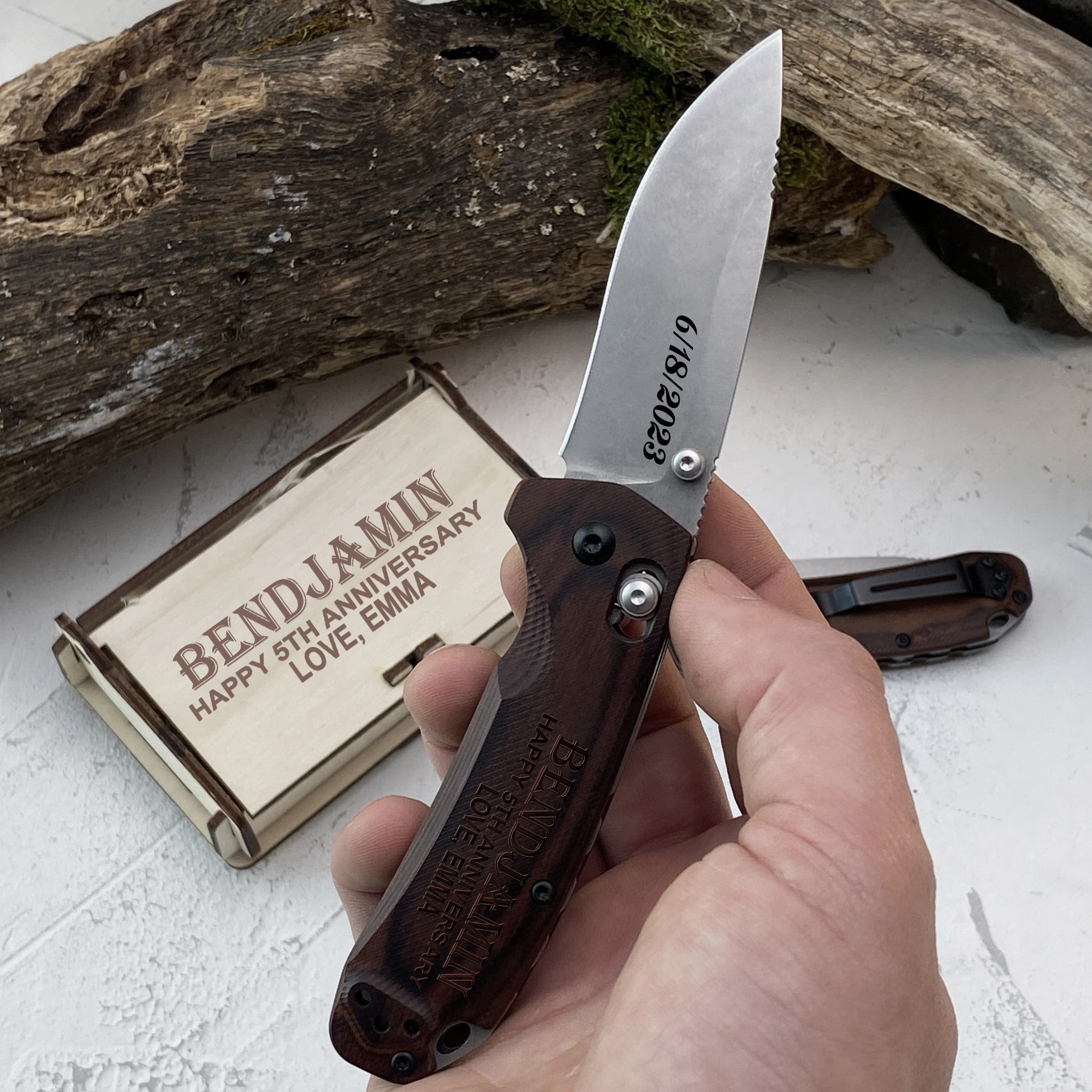 Personalized Pocket Knife Engraved Anniversary