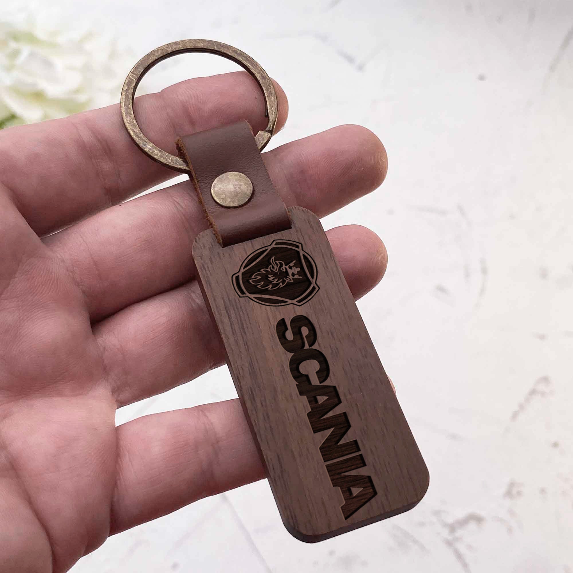 Custom car keychain