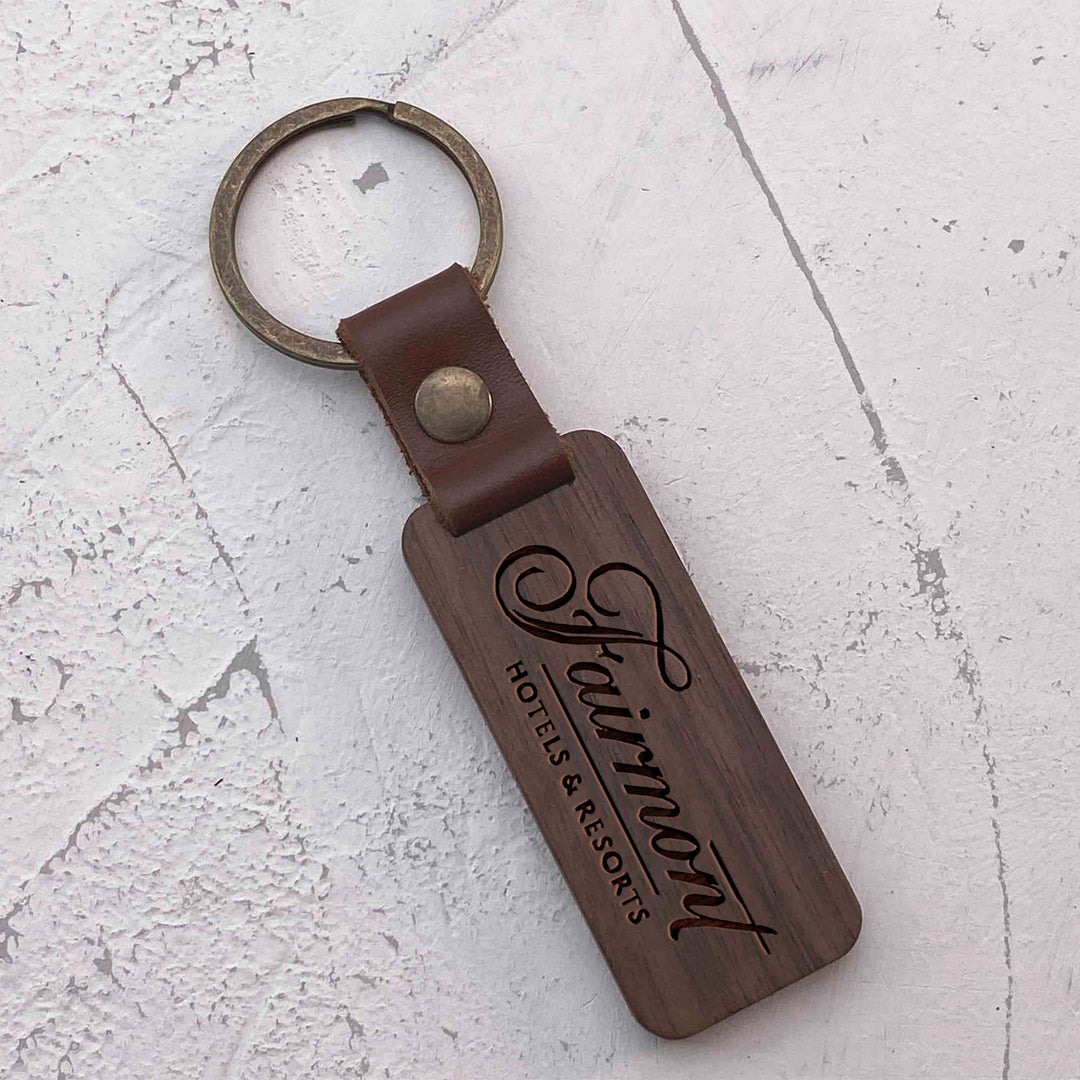 Hotel Wooden Keychain photo №4