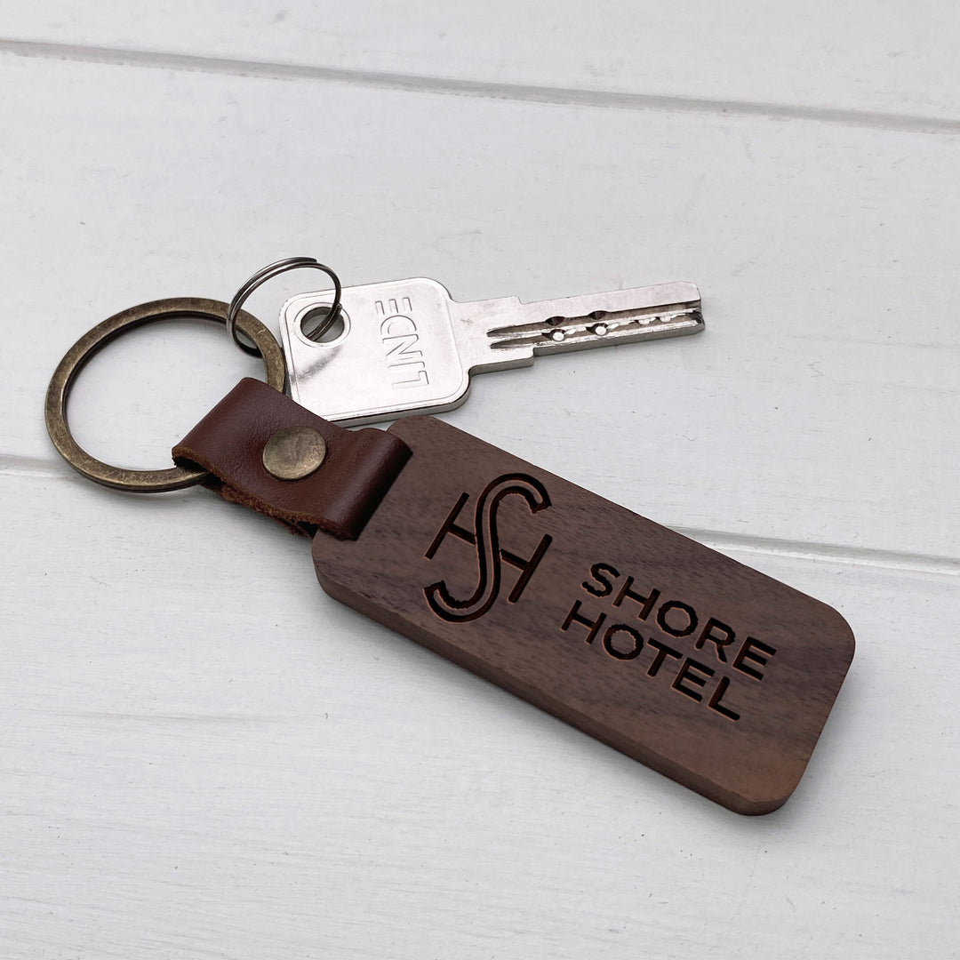 Hotel Wooden Keychain photo №6