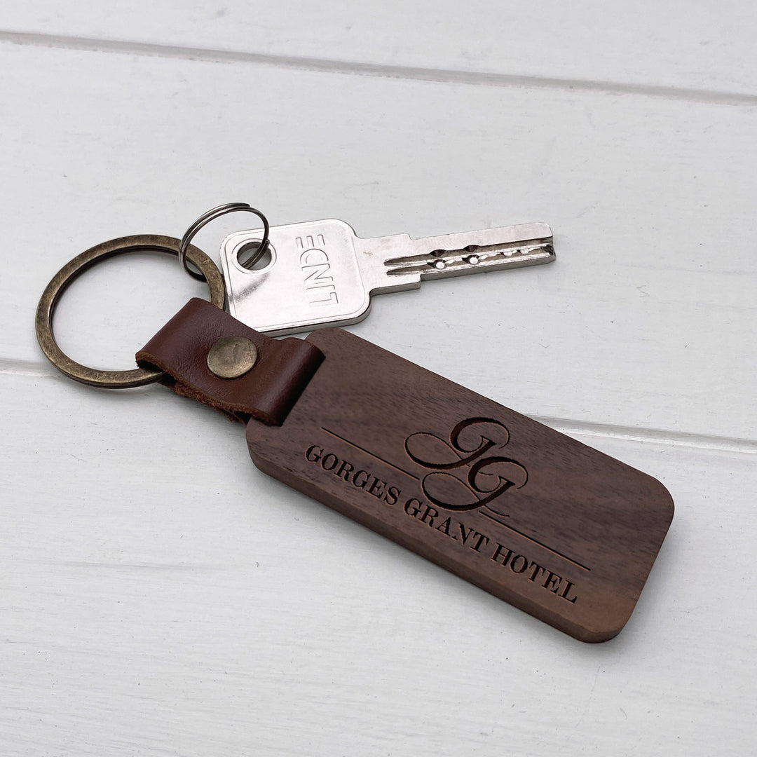 Hotel Wooden Keychain photo №8