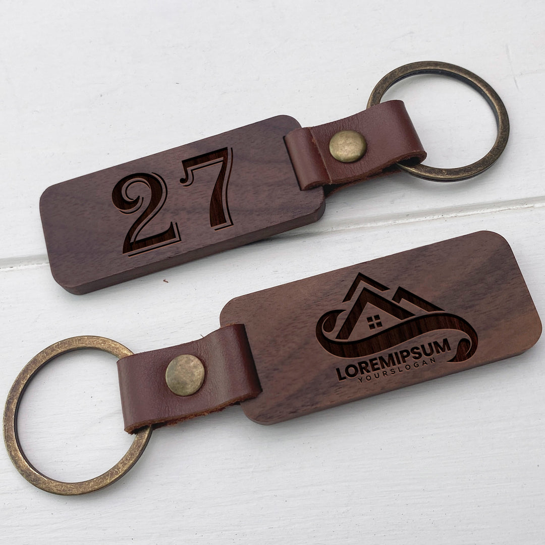 Hotel Wooden Keychain photo №3