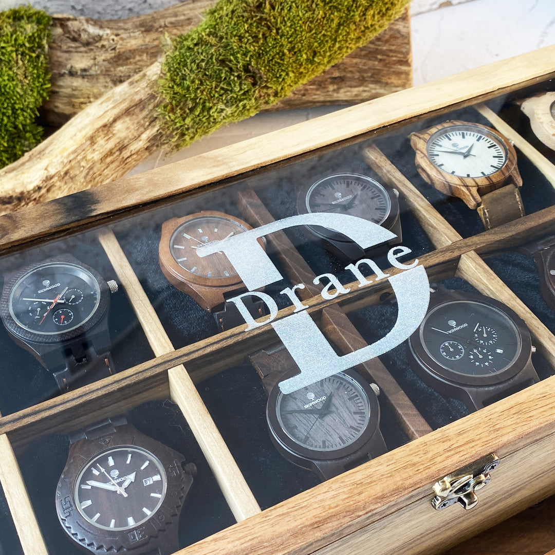 Watch box with accessory drawer - 8 Watches photo №10