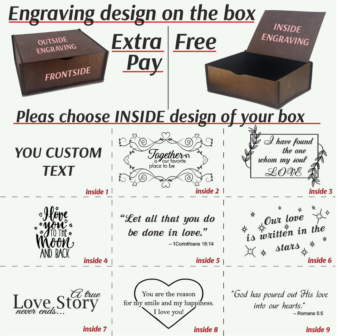 Wooden memory box photo №11