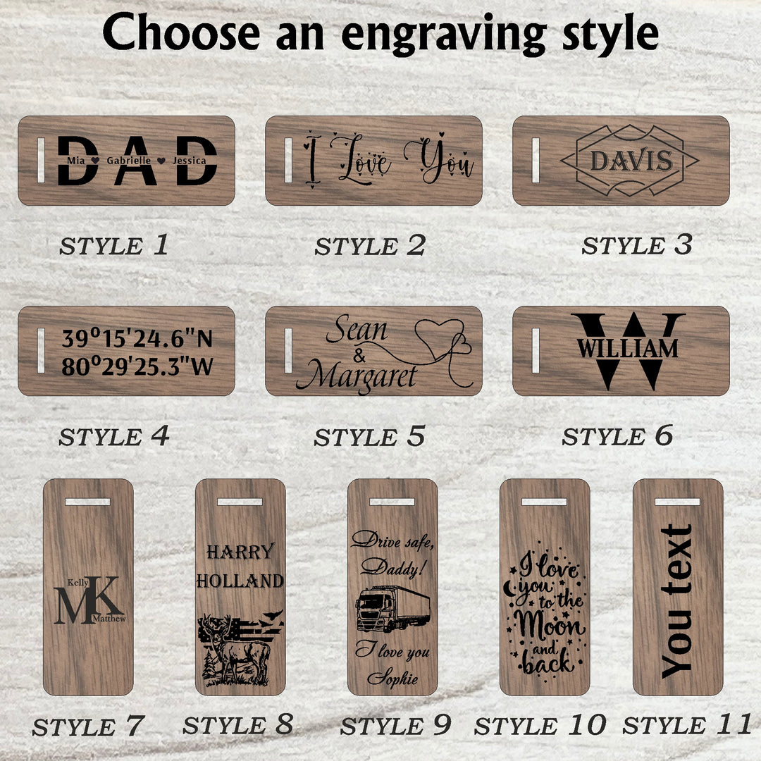 Custom wooden keychain photo №11