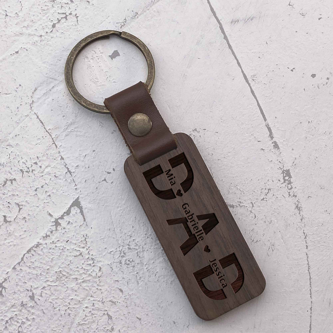 Custom wooden keychain photo №2