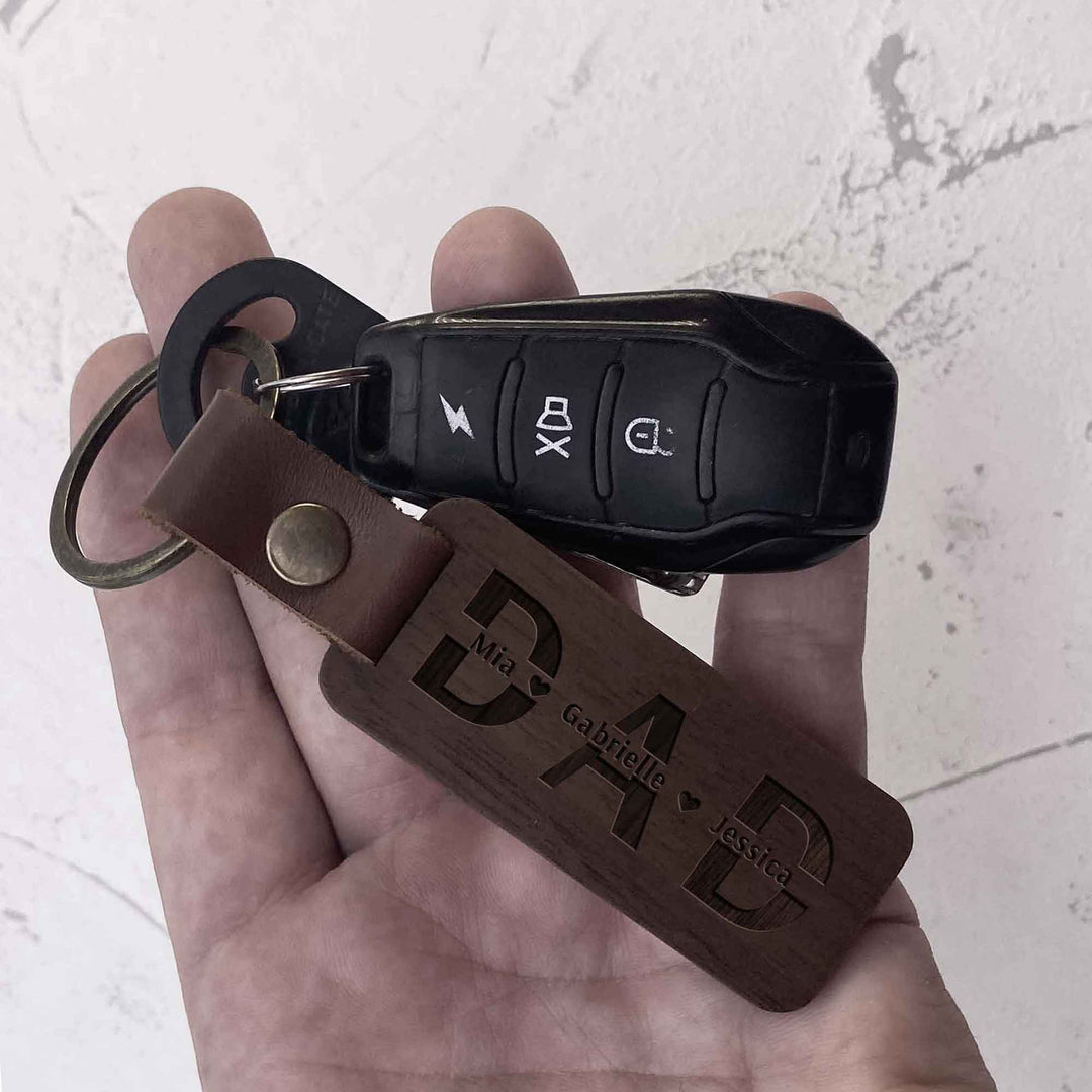 Custom wooden keychain photo №3