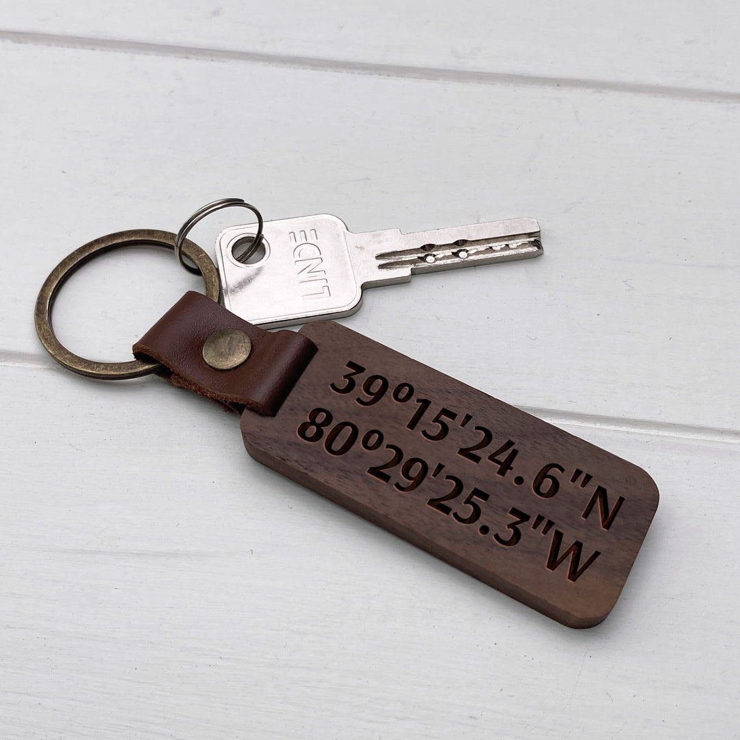 Custom wooden keychain photo №4