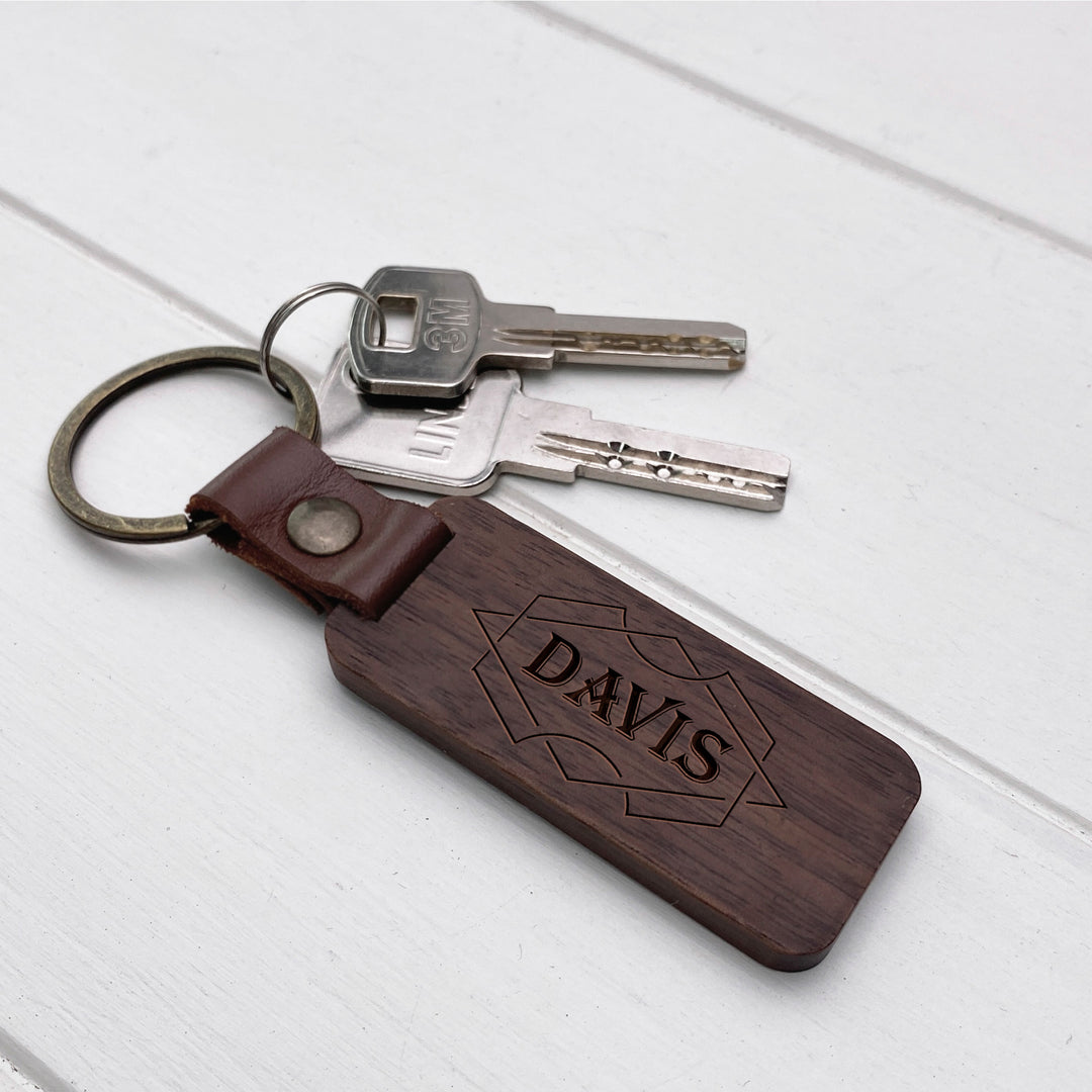 Custom wooden keychain photo №7