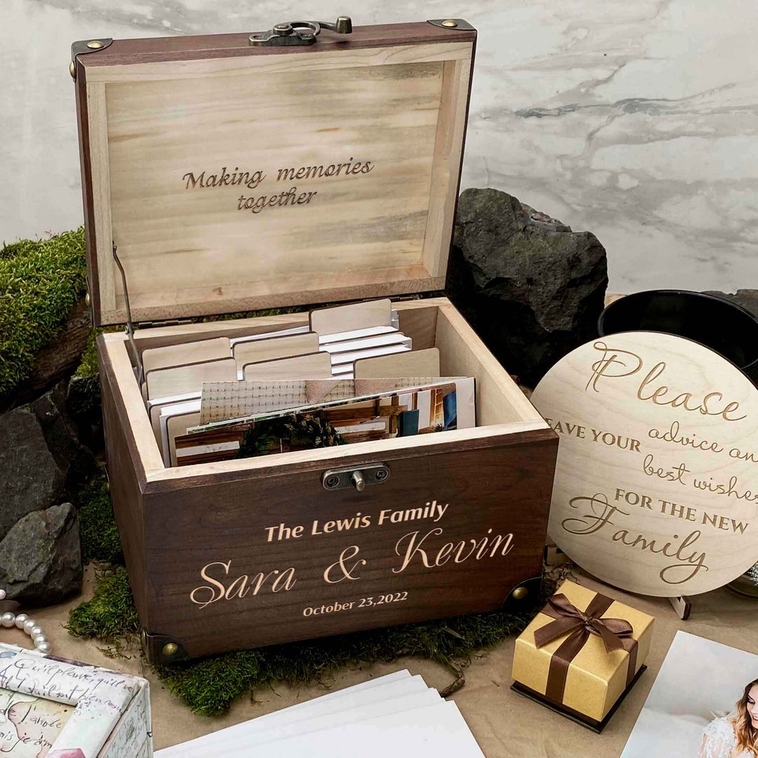 Wooden Memories Box Engraving Heart photo №11