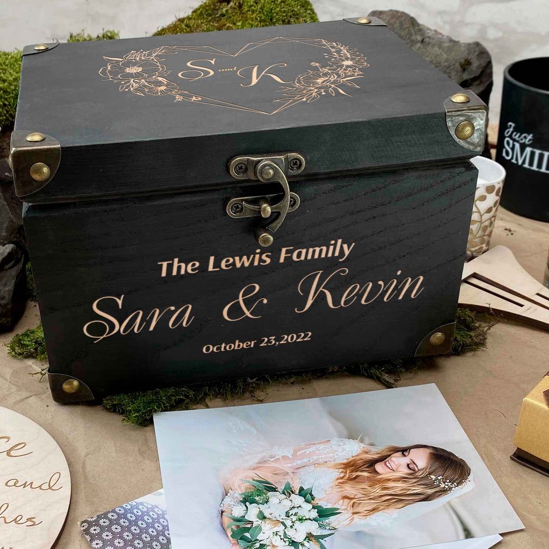 Wooden Memories Box Engraving Heart photo №16