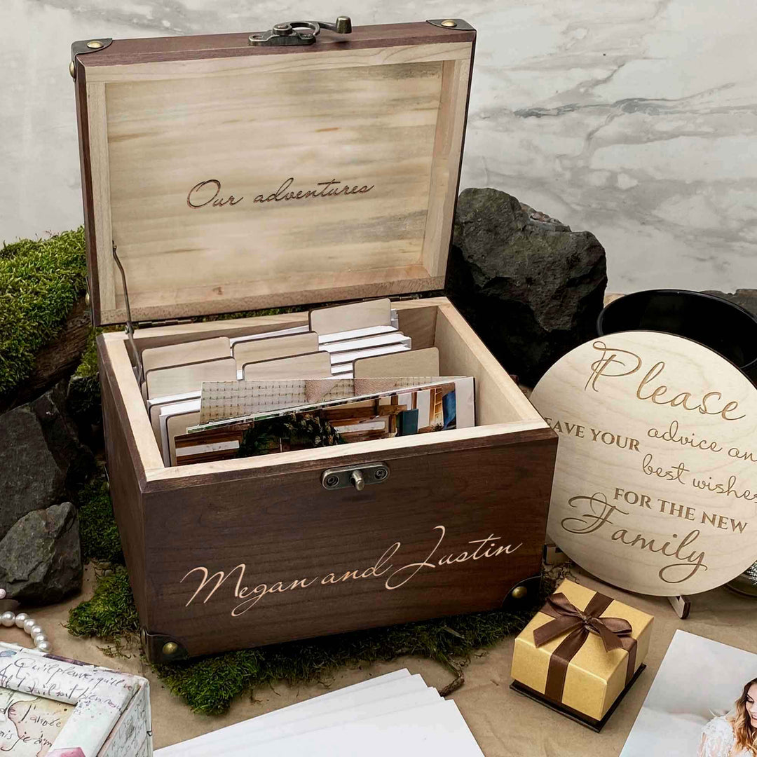 Wooden Memories Box Engraving World Map photo №16