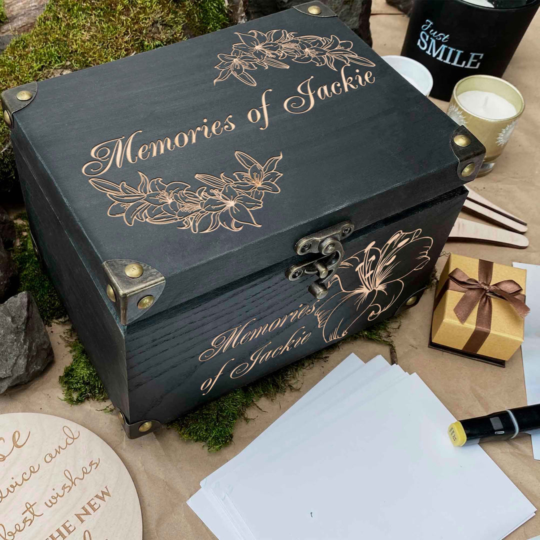 Wooden memories wedding box photo №13