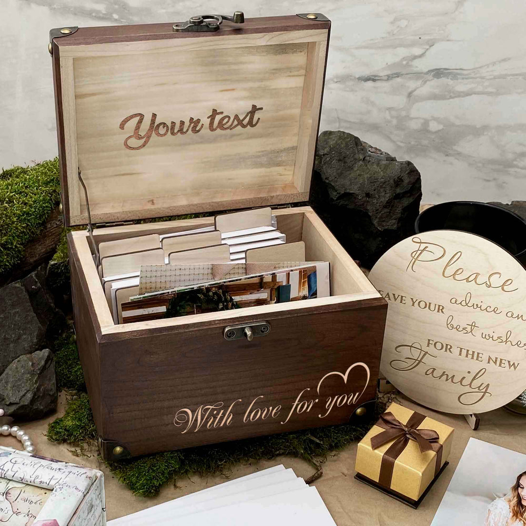 Wooden Memories Box Engraving Name photo №12