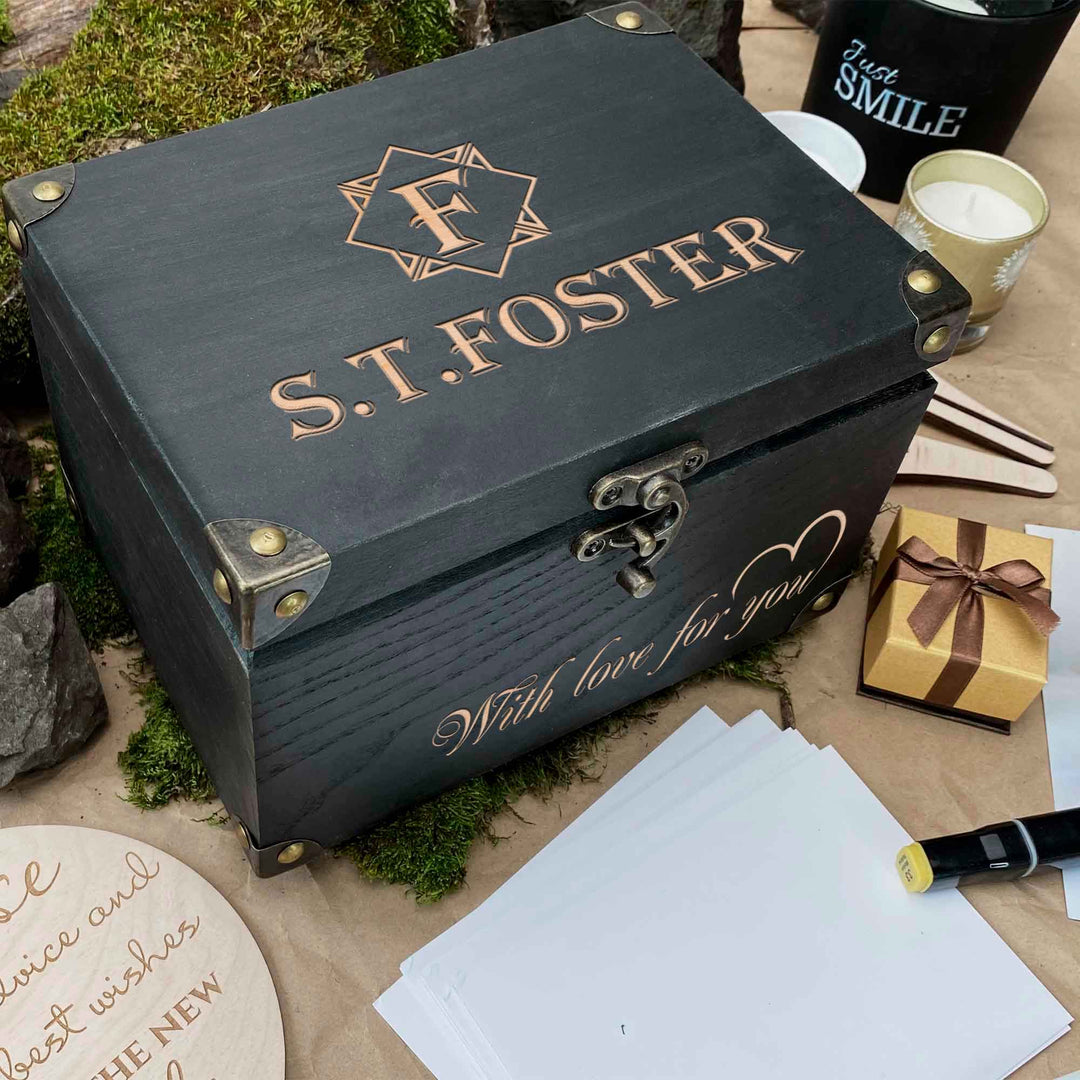Wooden Memories Box Engraving Name photo №13