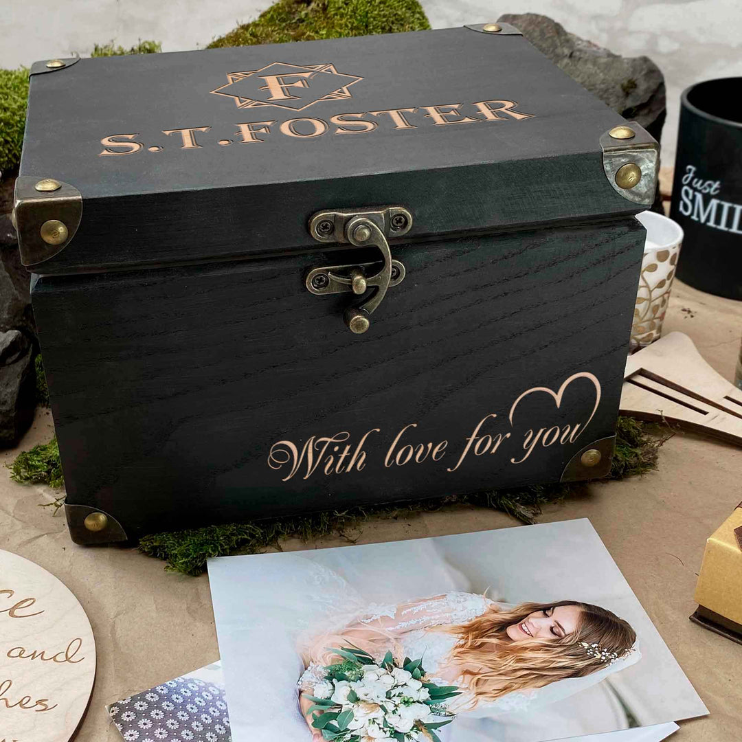 Wooden Memories Box Engraving Name photo №15