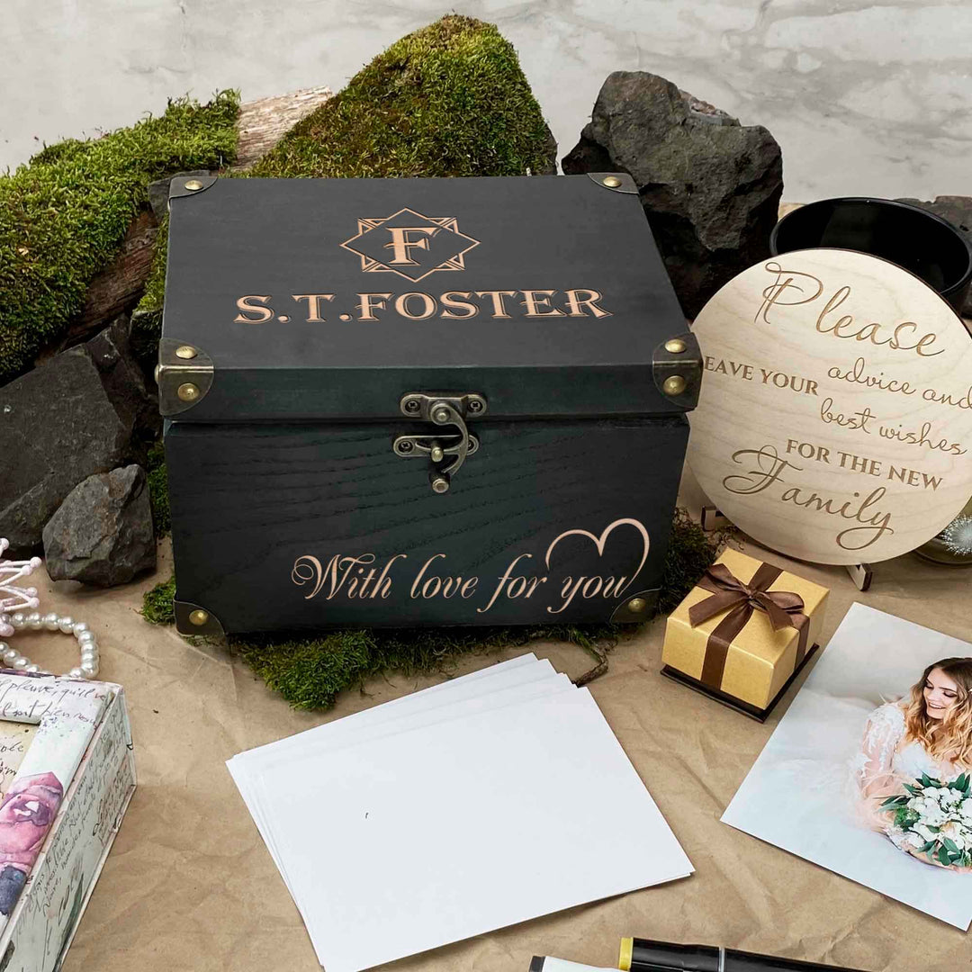 Wooden Memories Box Engraving Name photo №9