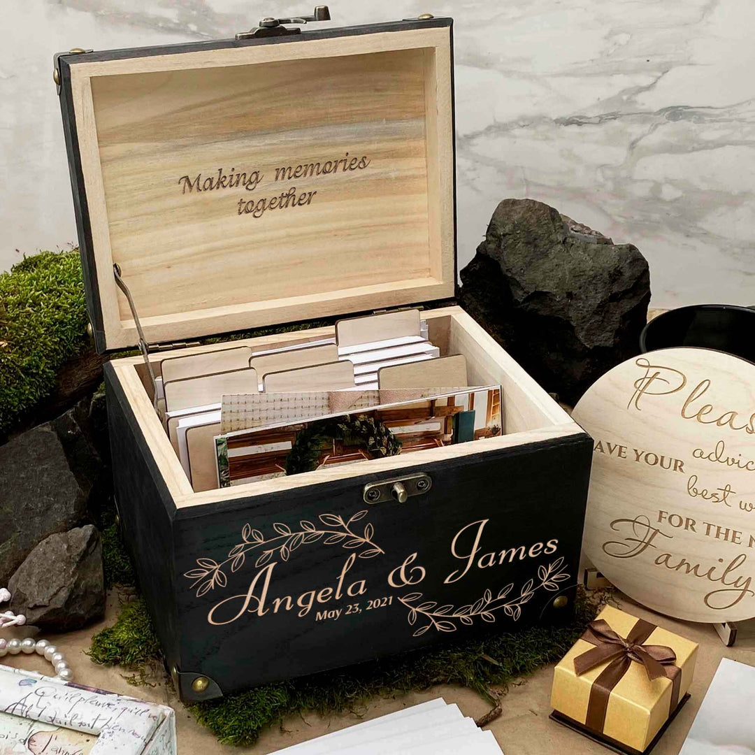 Wooden Memories Box Engraving Wedding Day photo №11