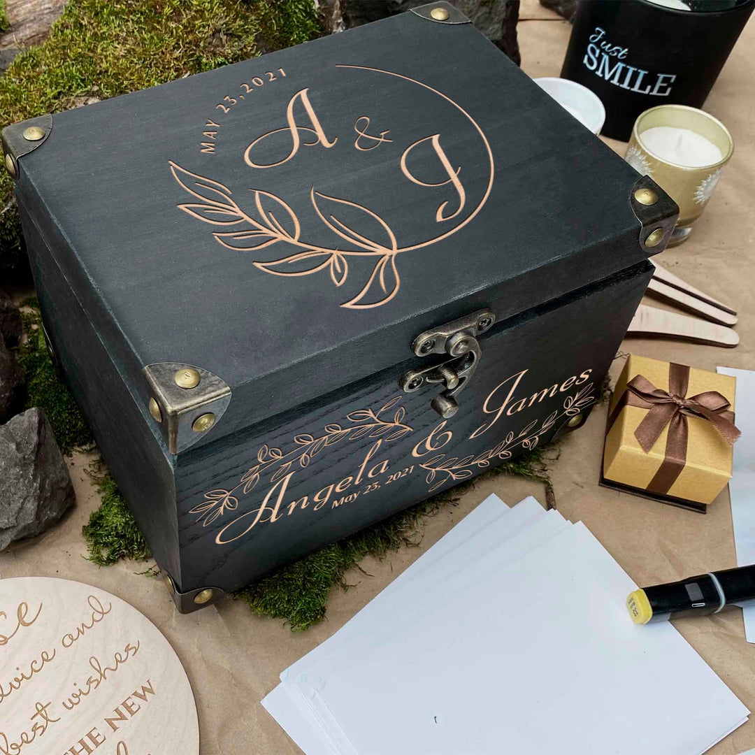 Wooden Memories Box Engraving Wedding Day photo №13