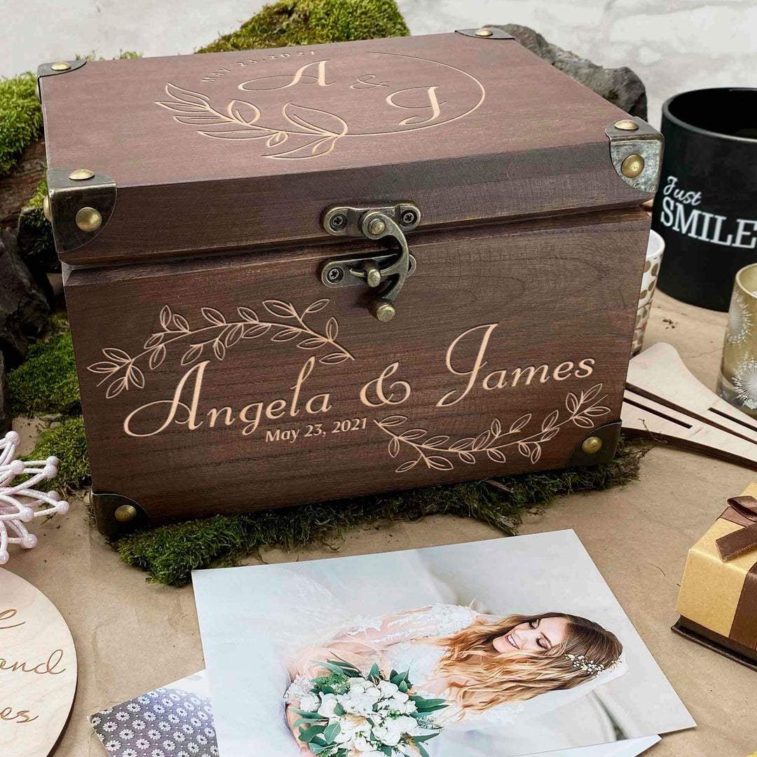 Wooden Memories Box Engraving Wedding Day photo №14