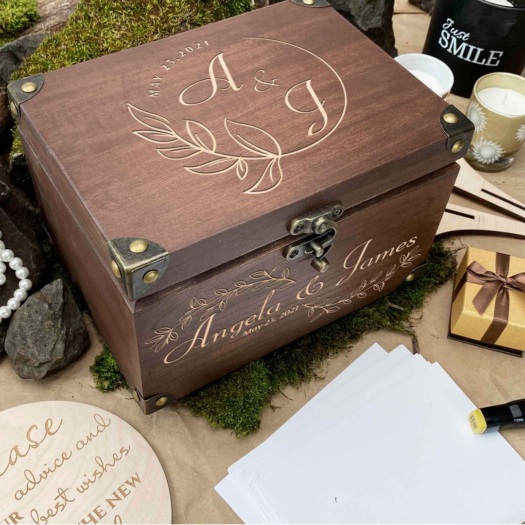 Wooden Memories Box Engraving Wedding Day photo №16
