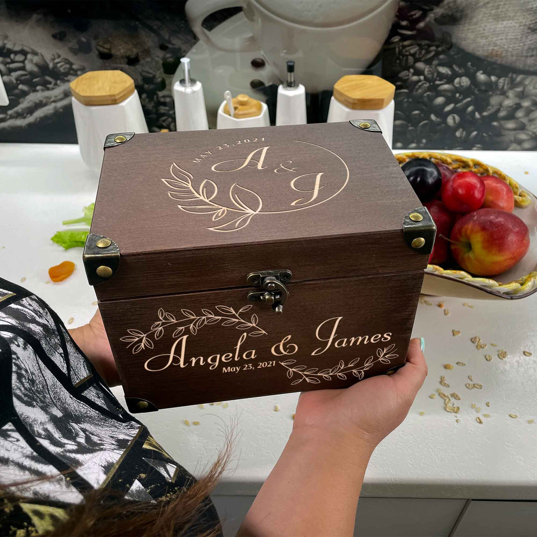 Wooden Memories Box Engraving Wedding Day photo №17