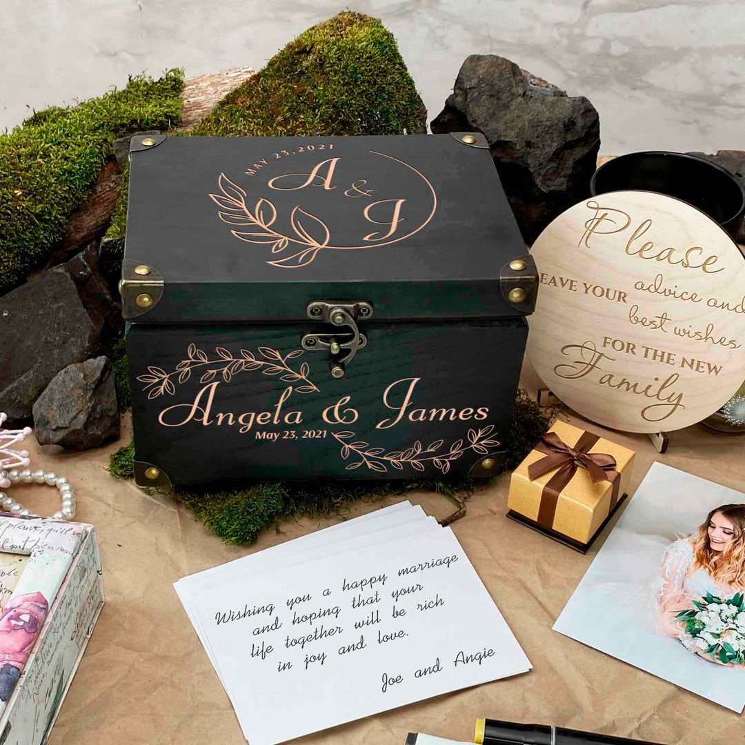 Wooden Memories Box Engraving Wedding Day photo №9