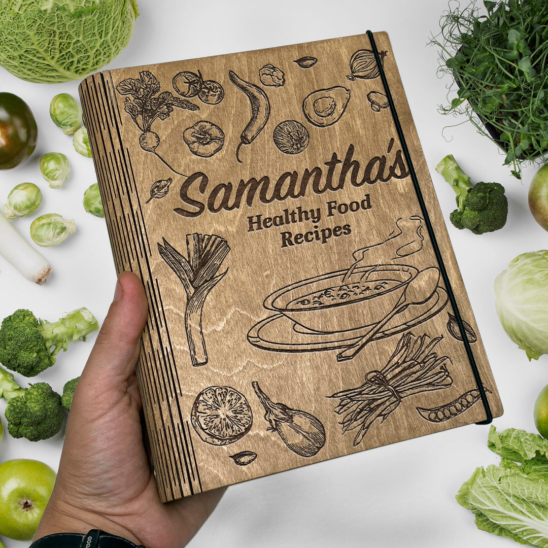 Healthy Food Recipes Book Free custom engraving photo №9