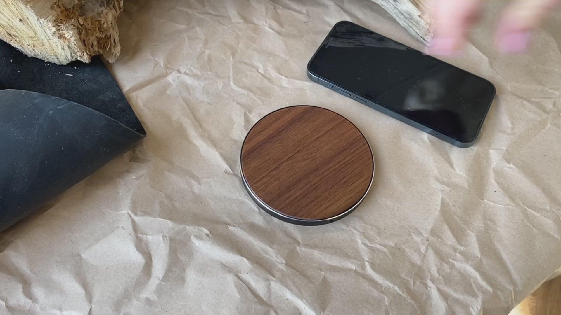 Wireless Fast Charger engraving Mandala