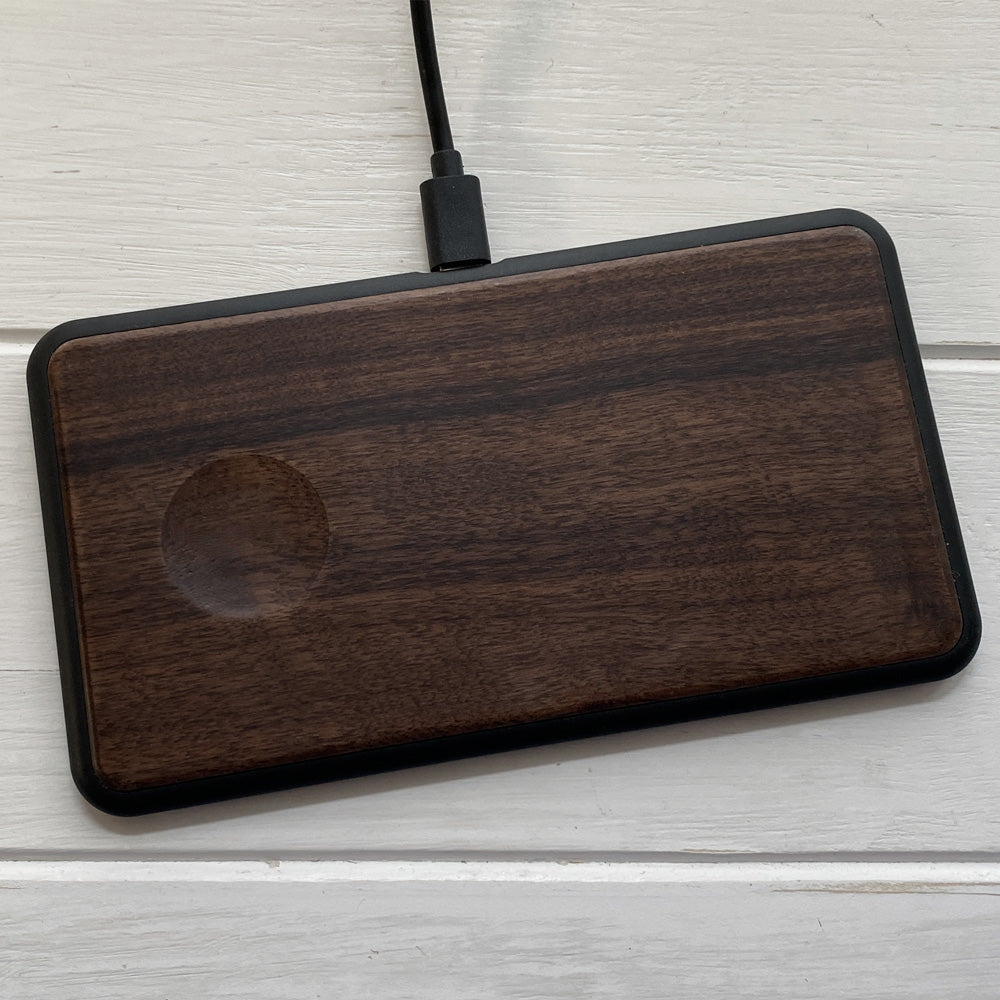 Wireless Fast Dual Charger Brown