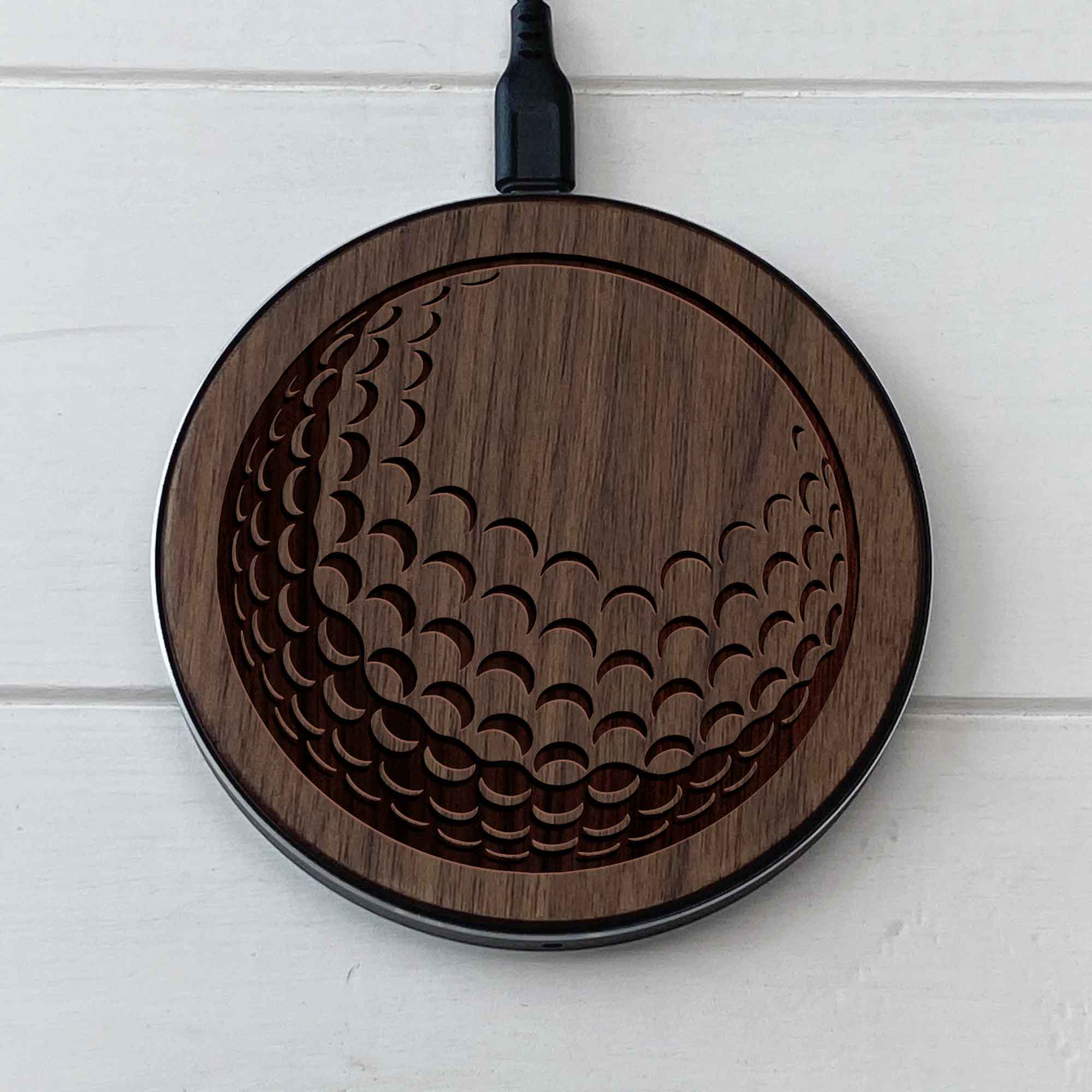 Wireless Fast Charger engraving Golf