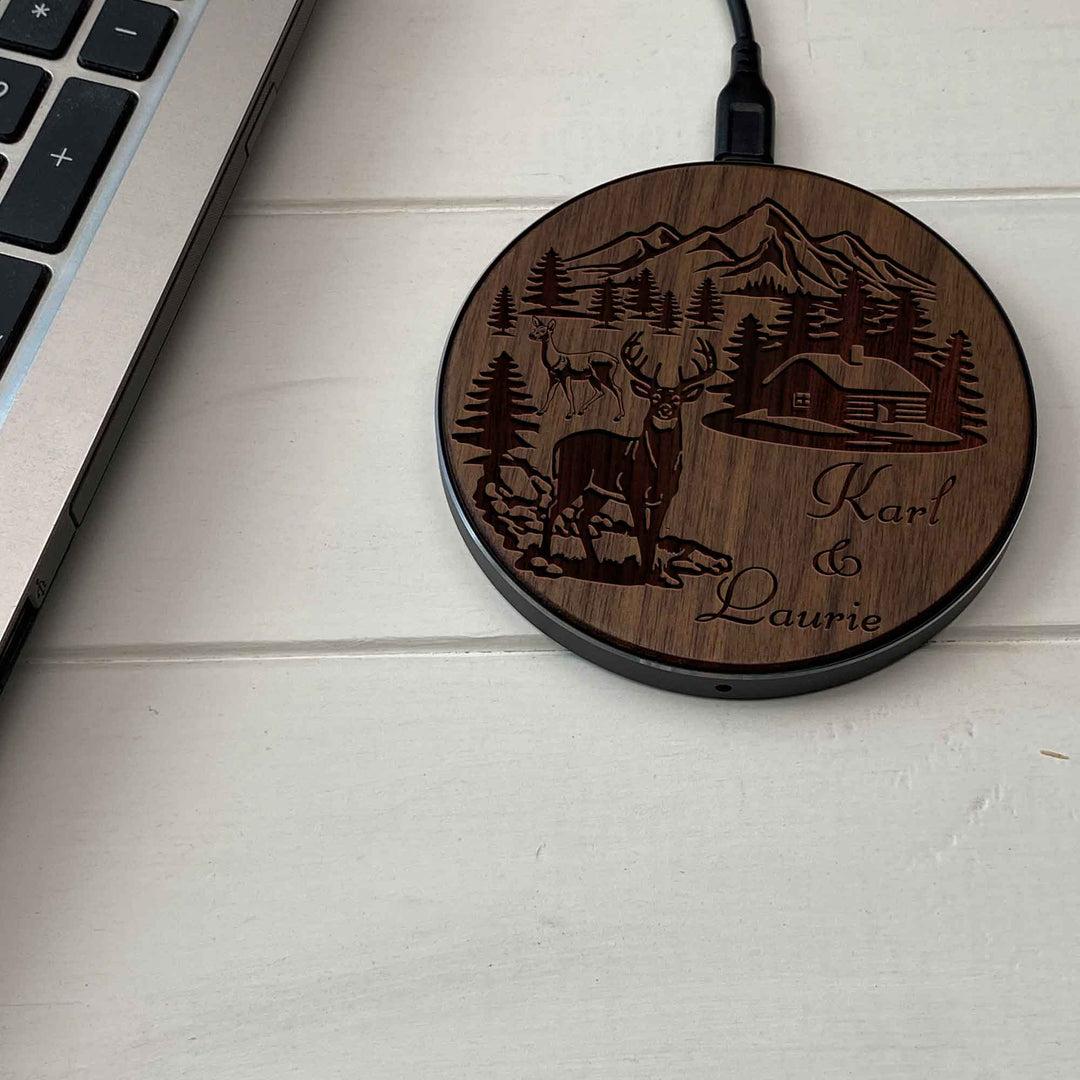 Wireless Fast Charger engraving Home photo №6