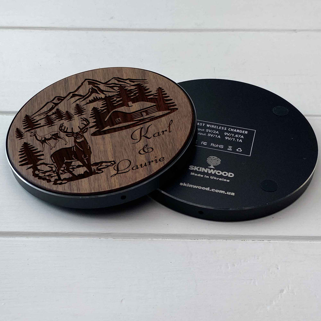 Wireless Fast Charger engraving Home photo №8