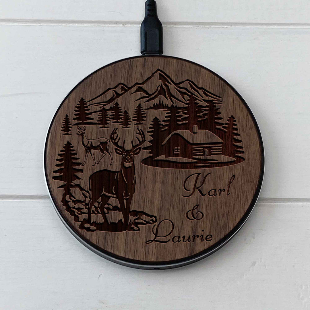 Wireless Fast Charger engraving Home photo №2