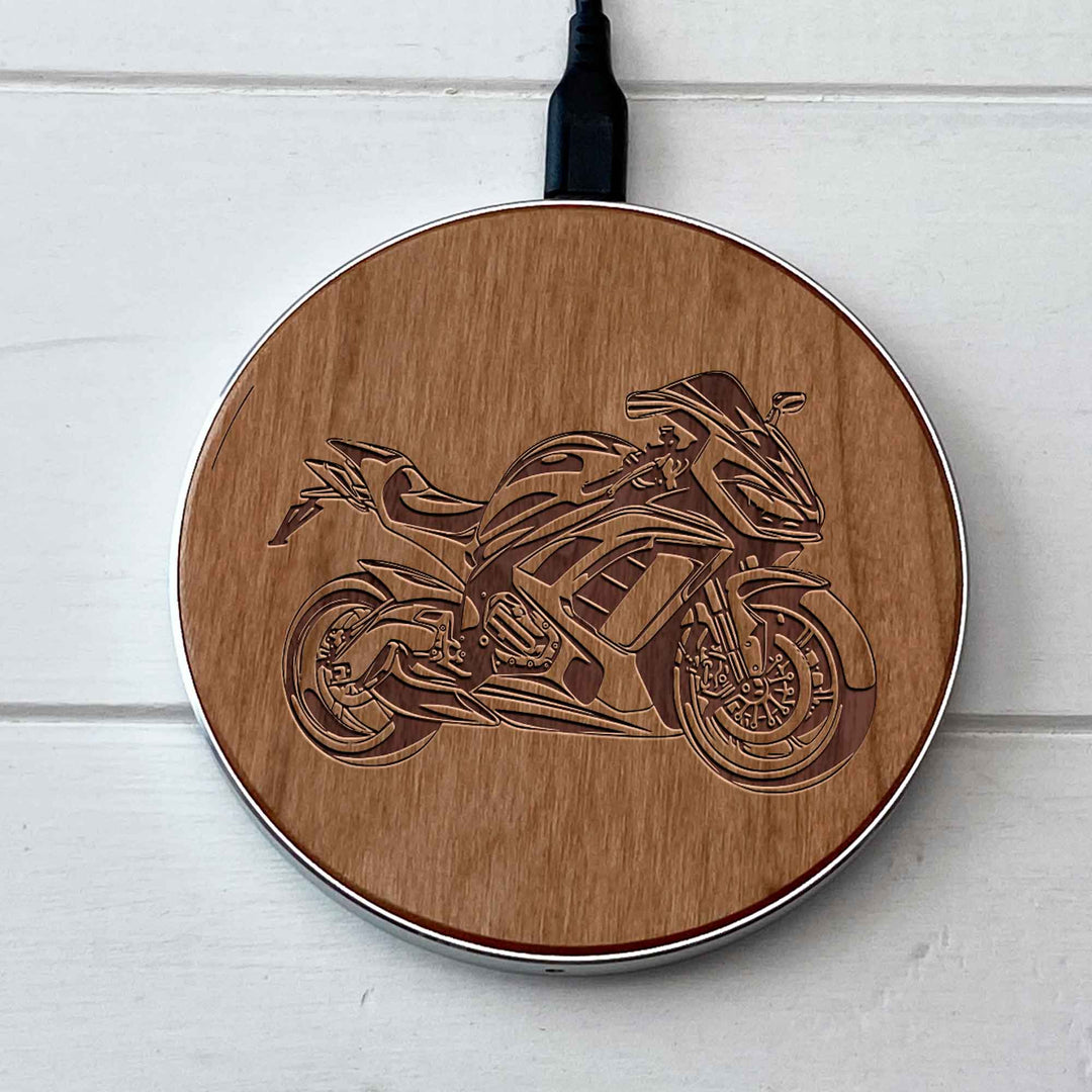 Wireless Fast Charger engraving Bike photo №6