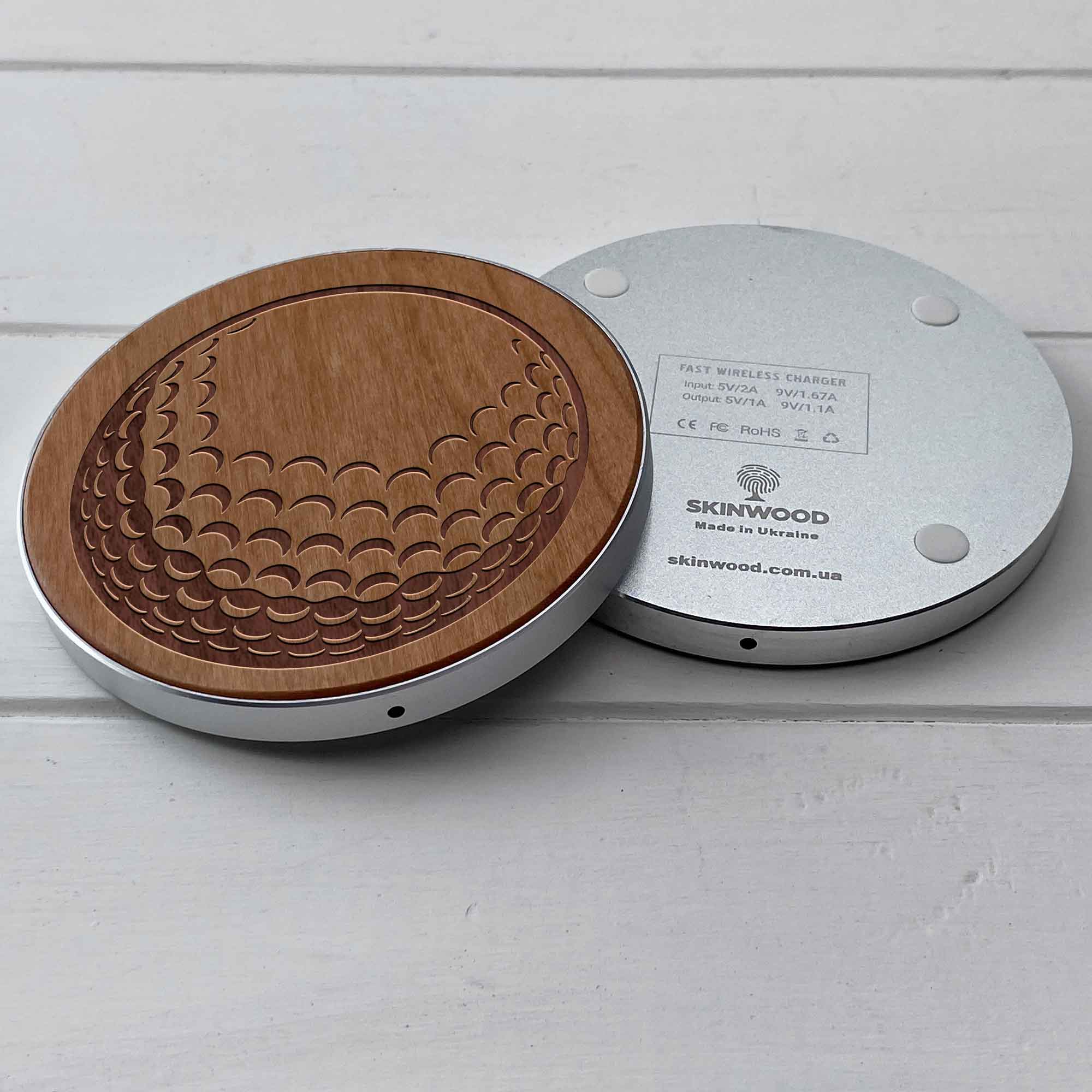 Wireless Fast Charger engraving Golf