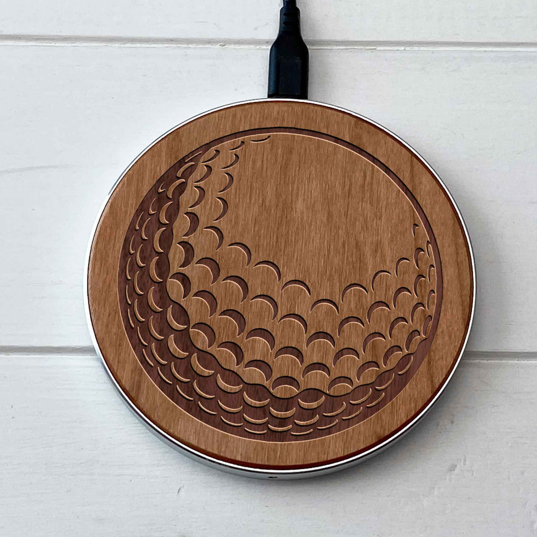 Wireless Fast Charger engraving Golf photo
