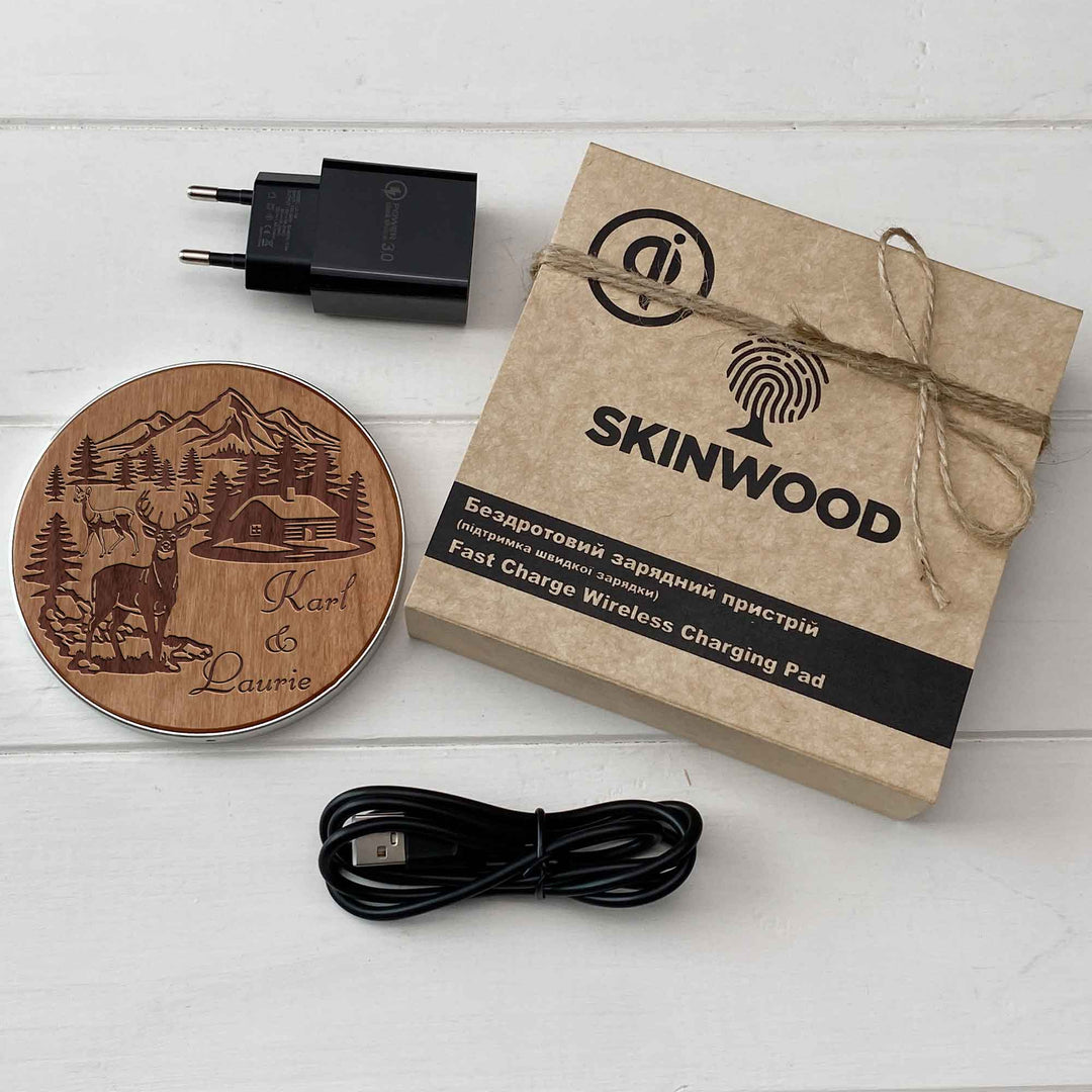 Wireless Fast Charger engraving Home photo №9