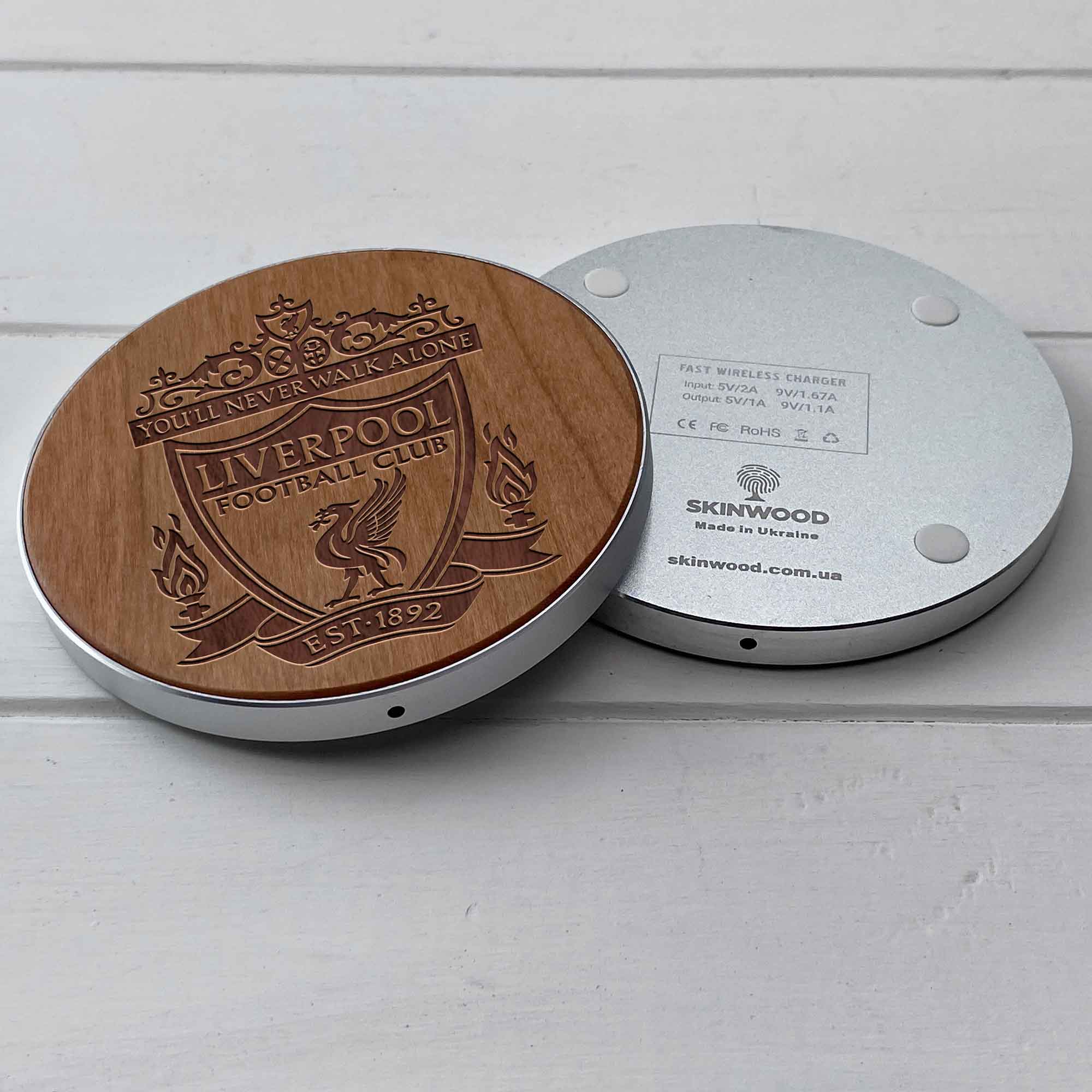 Wireless Fast Charger engraving Liverpool