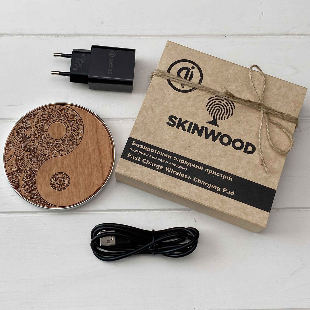 Wireless Fast Charger engraving Yan_Yong photo №9