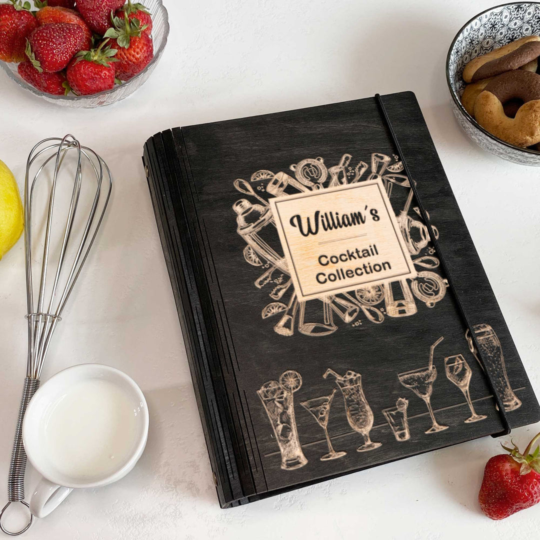 Cockteil collection book Free custom engraving photo №2